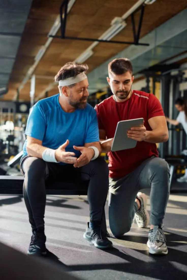 Personal training session environment